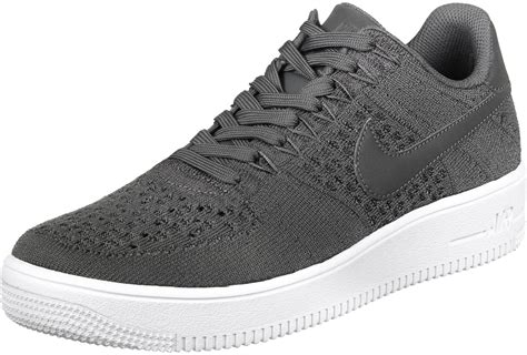 nike air force flyknit low heren grijs|Air Force 1 Nike Flyknit Schoenen.